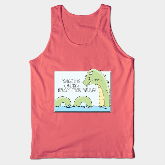 Big Blue the sea monster Tank Top by liinamalviina